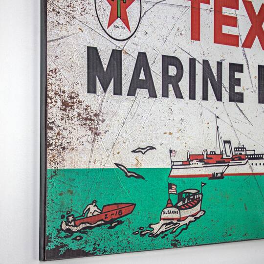 Texaco Marine Lubricants metal tin sign master bedroom decorating ideas